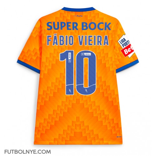 Camiseta Porto Fabio Vieira #10 Visitante Equipación 2024-25 manga corta